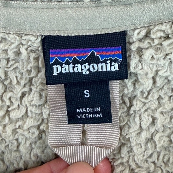Patagonia Pullover Los Gatos Fleece 1/4 Zip Deep Pile Sweater Jacket Women Small - Picture 2 of 10